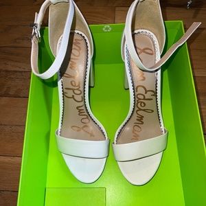 Sam Edelman White Heels